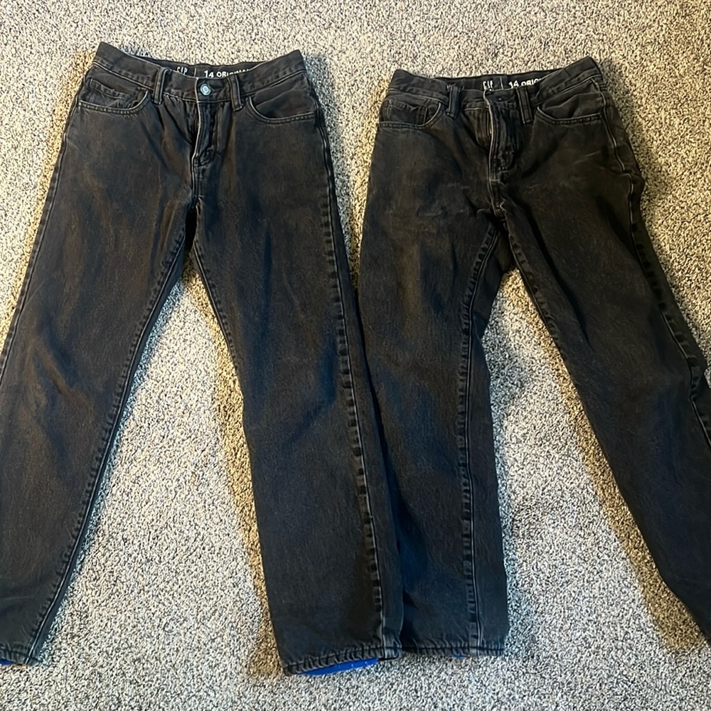 Kids GAP size 14 Original FLEECE LINED $20 each or both for 38.
